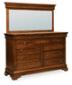 Palm Valley Collection Tall Dresser. 6 Drawer 2 hidden Drawers