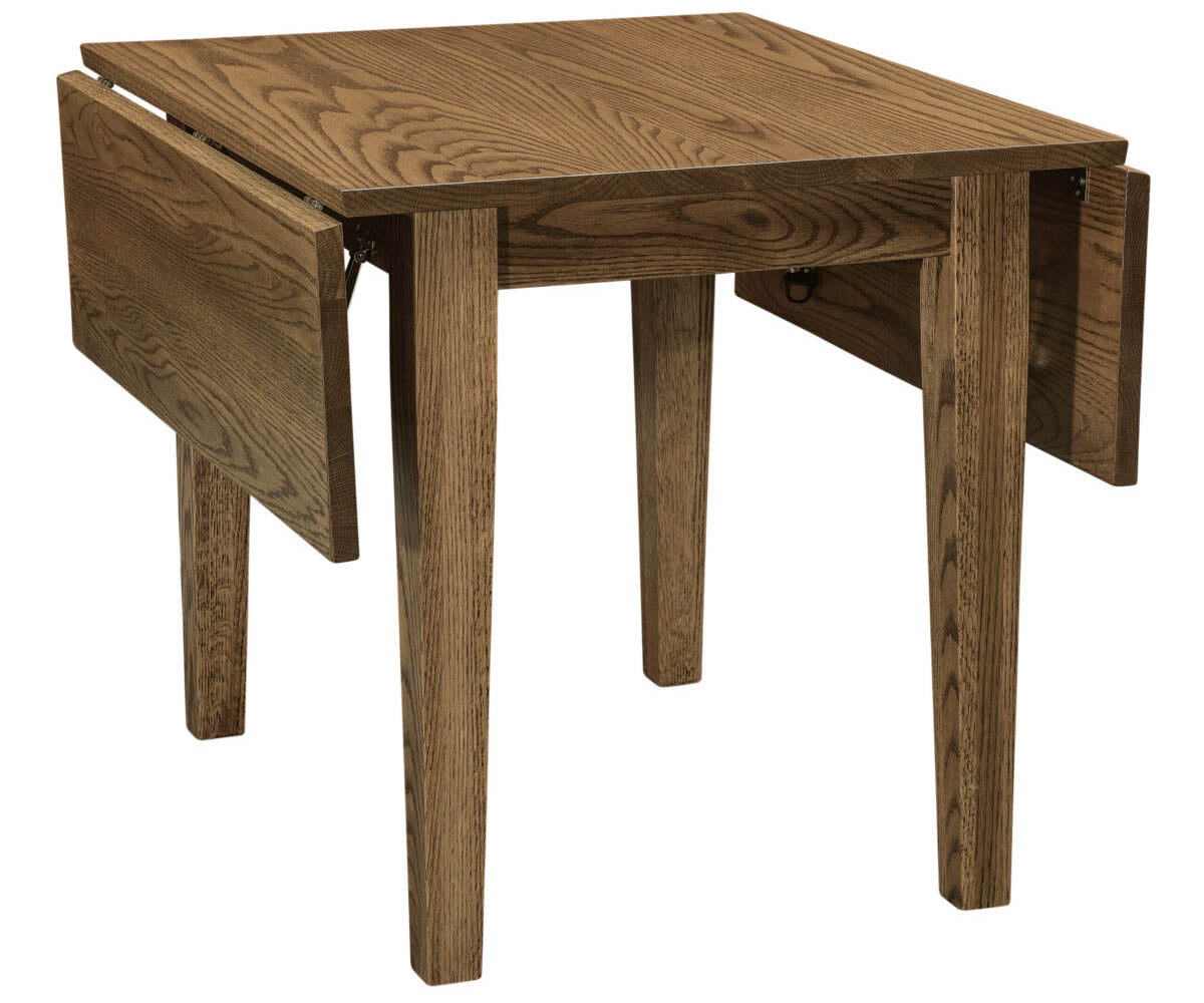 Amish Plymouth Leg Drop Leaf Table - Rectangle