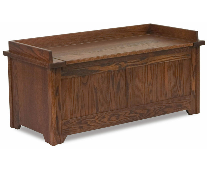 Amish Shaker Chair Rail Bench