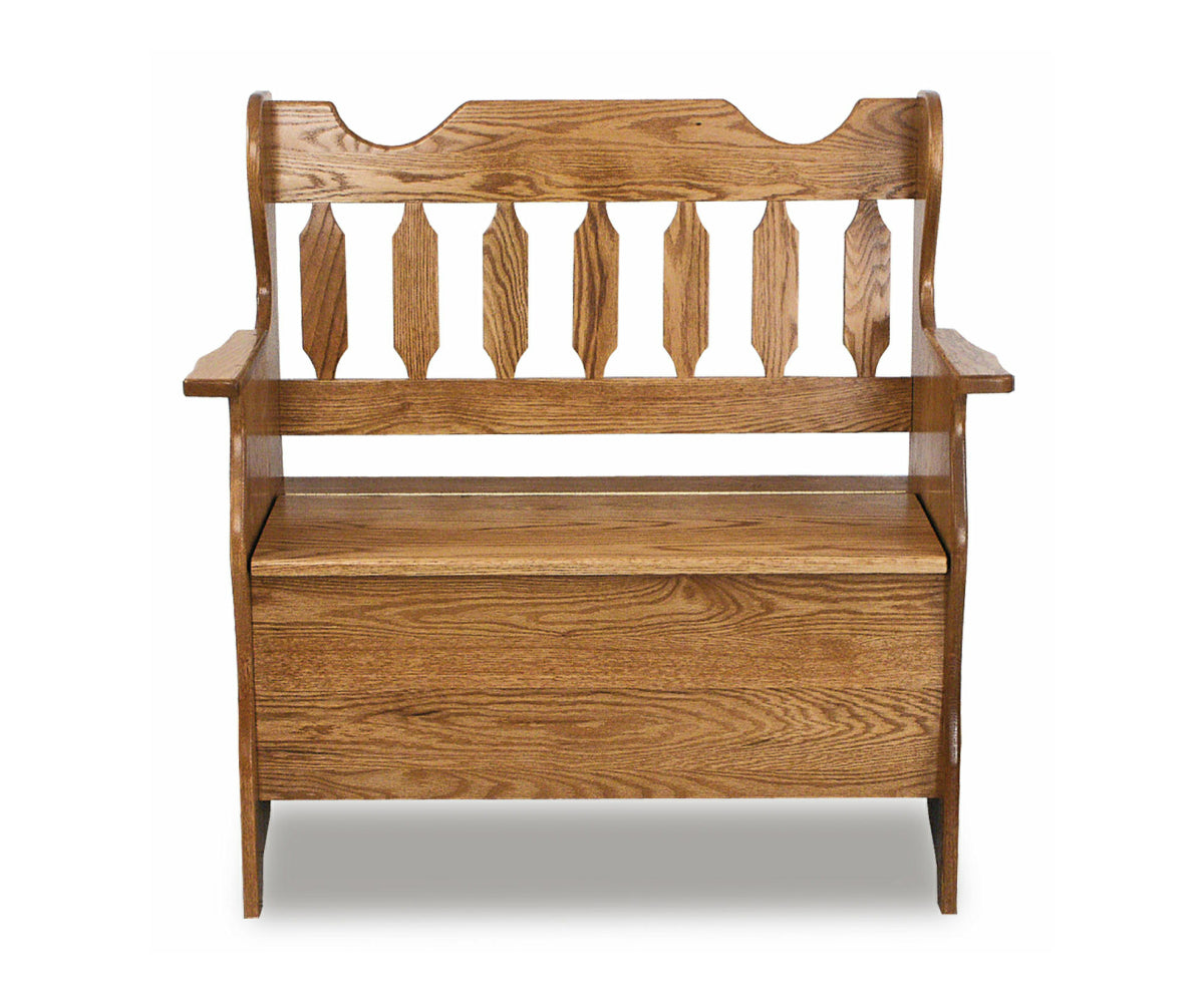 Amish Slat Back Bench
