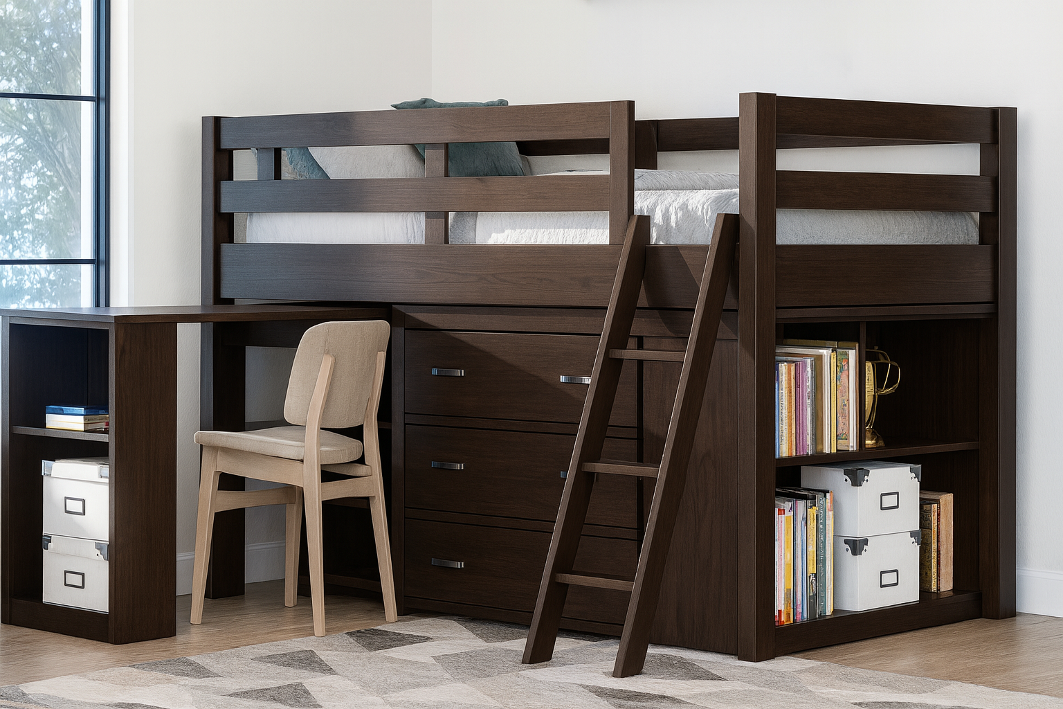 AmishFirstFurniture Solana Loft Bed - Thumbnail 3