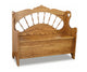 Amish Sunrise Spindle Bench