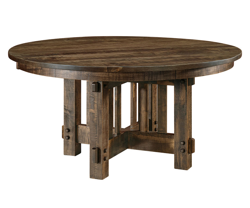 Amish Fort Worth Single Pedestal Table