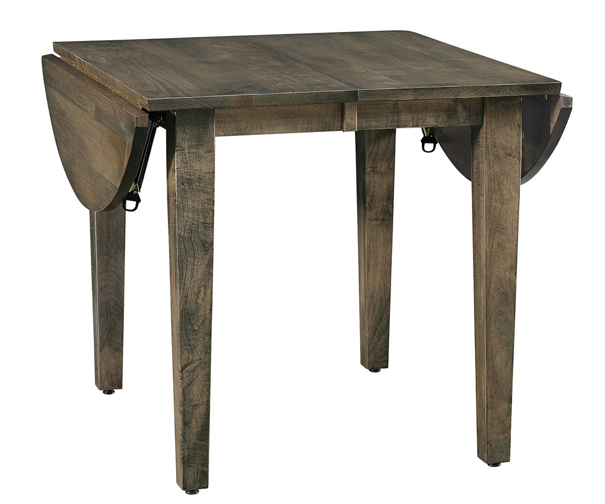 Amish Plymouth Leg Drop Leaf Table - Oval