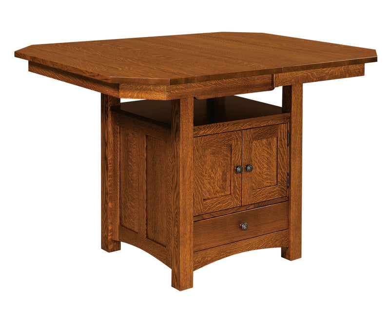 Amish Bassett Cabinet Table