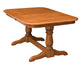 Amish Dutch Double Pedestal Table