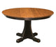 Amish Ridgewood Mission Pedestal Table
