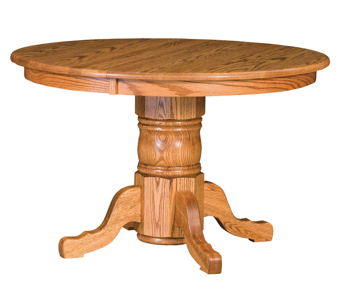 Amish Traditional Single Pedestal Table