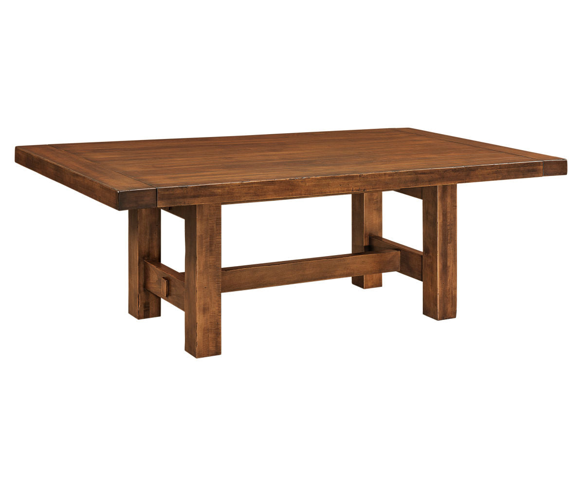 Amish Built Trestle Table