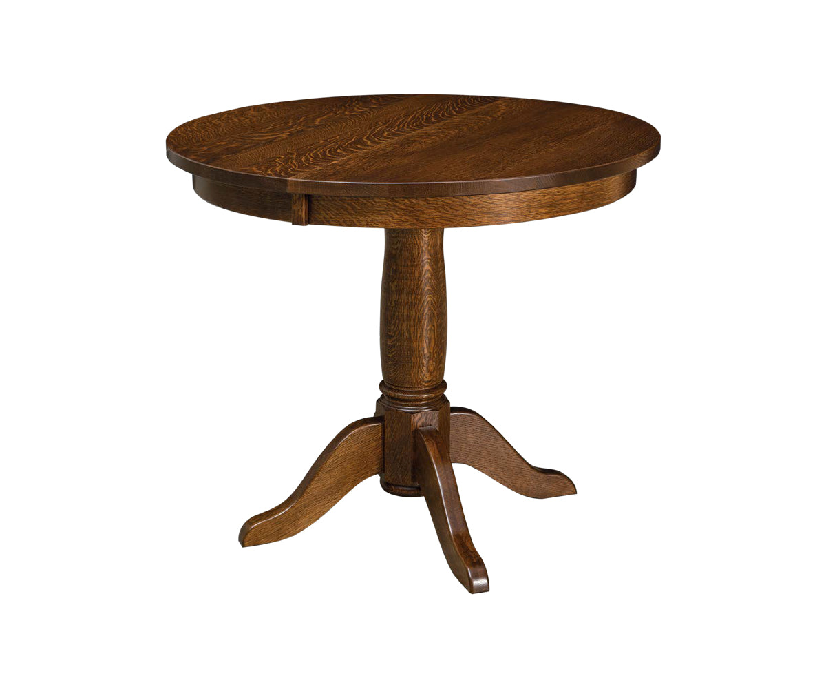 Amish Addison Single Pedestal Table