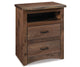 Live Wood 2 Drawer Nightstand