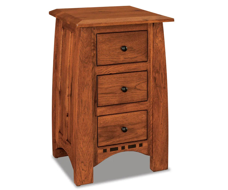Boulder Creek 3 Drawer Nightstand